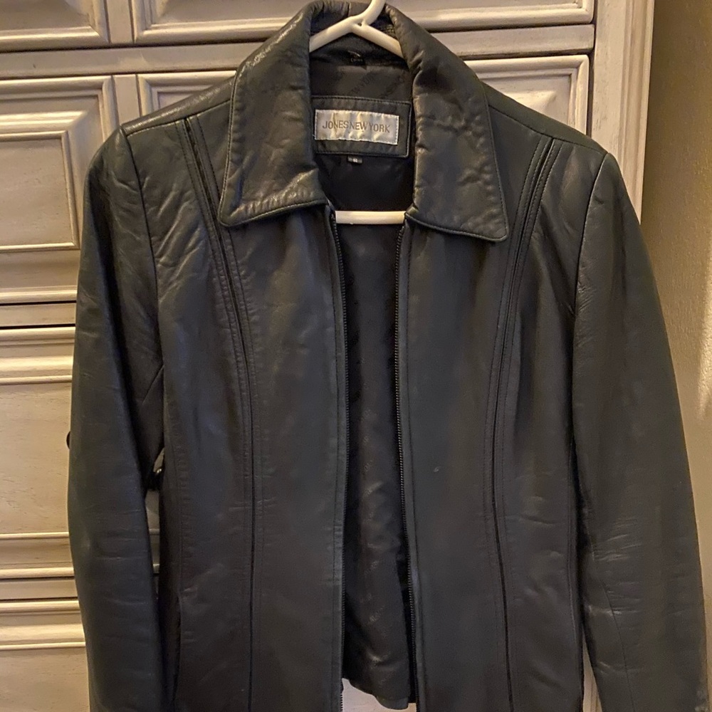 Jones New York Leather Jacket